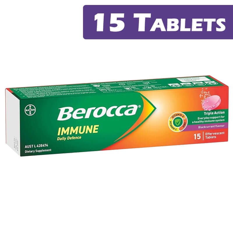 Berocca Immune Blackcurrant (15 Tablets)