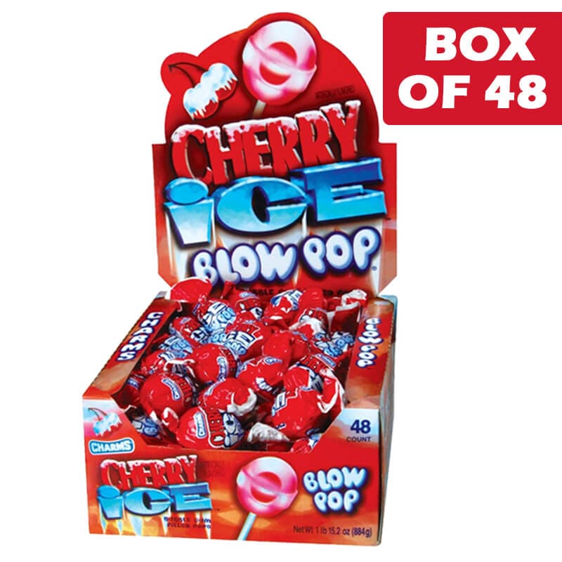 Blow Pop Cherry Ice (48 Pieces)