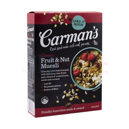 Carman's Classic Fruit & Muesli 500g