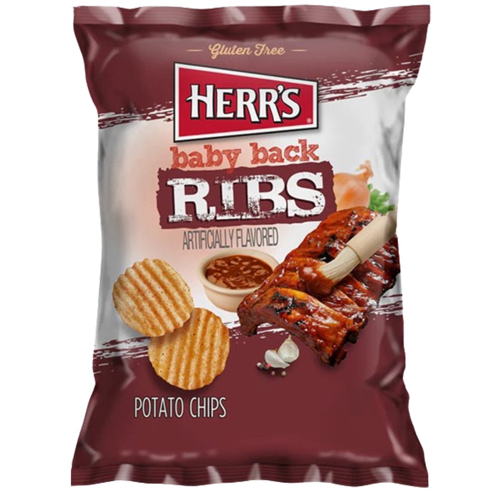 Herr's Baby Back Ribs Chips 168g