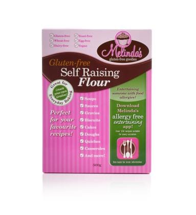 Melinda'S Flour Self Raising Gluten Free Vegan 6 x 500g