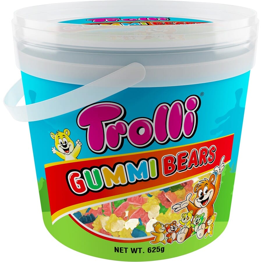 Trolli Gummi Bear Bucket 625g