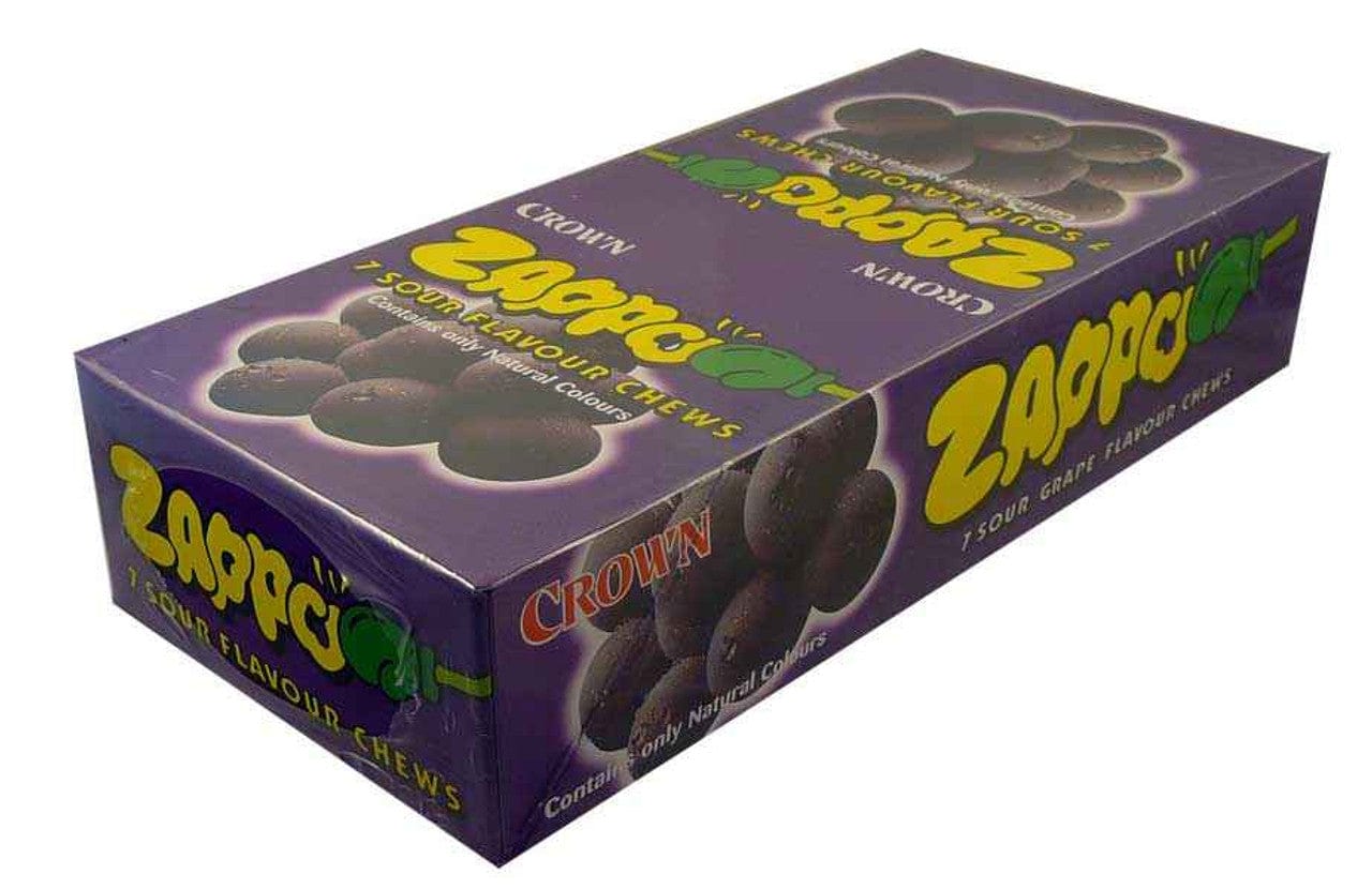 Zappo - Grape Chews (60 packs in Display Unit)