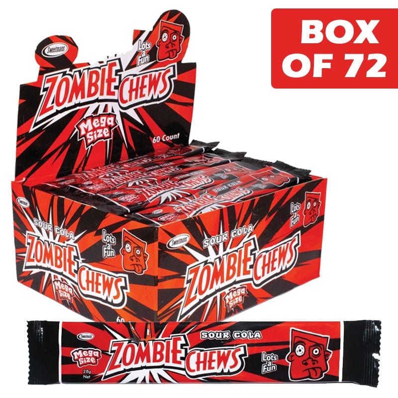Zombie Chew Cola 28g (72 Pieces)