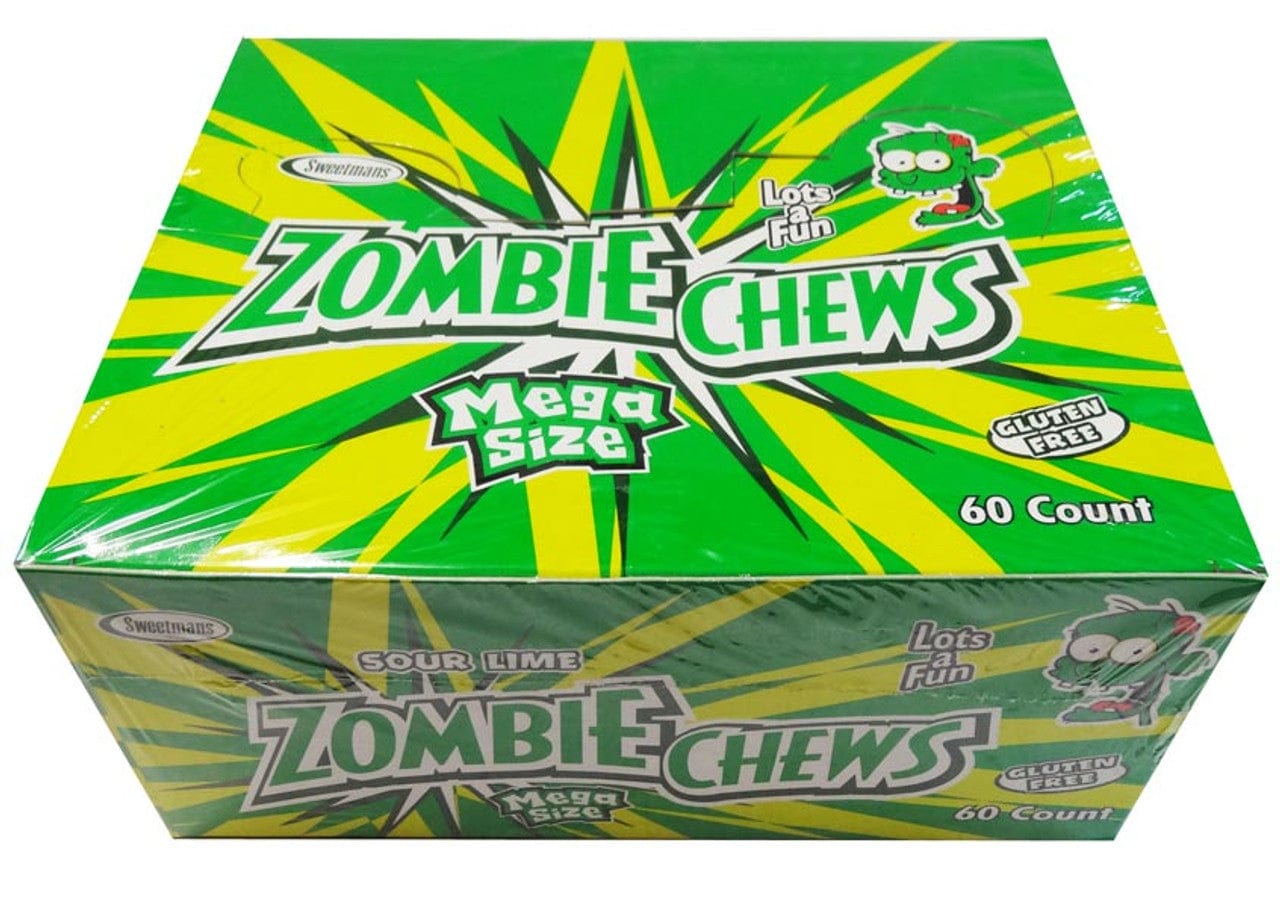 Zombie Chews - Sour Lime (60 bars in a Display Unit)
