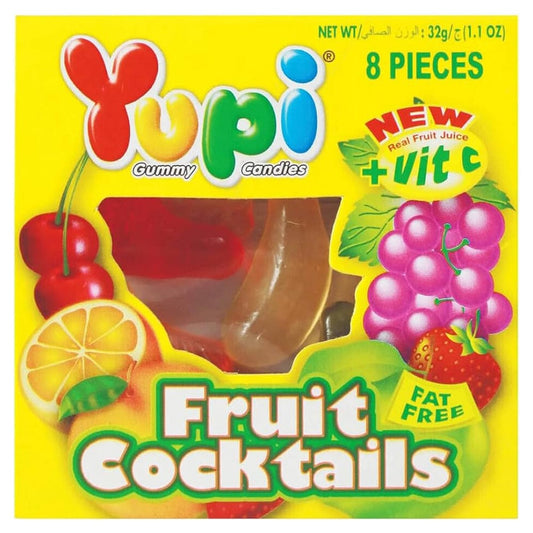 Yupi Fruit Cocktail 32g (24 Pack)