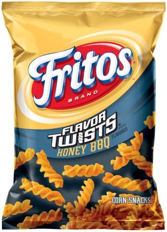 Fritos Corn Chips Honey Bbq Twisted 311g