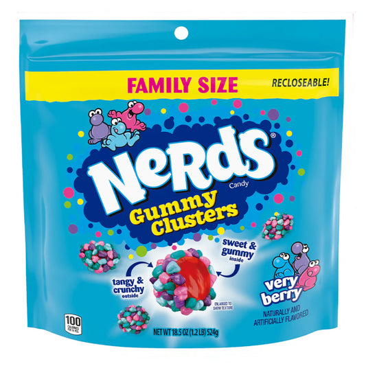 Nerds Gummy Clusters Very Berry Family Size 524g