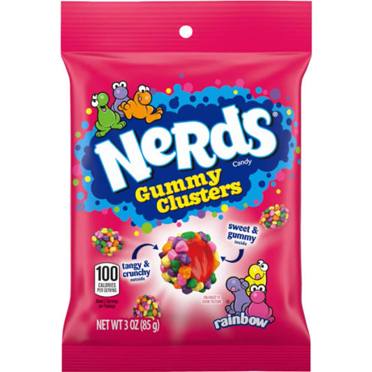 Nerds Gummy Cluster Peg Bag 85g