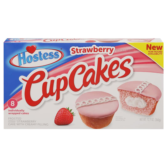 Hostess Strawberry Cup Cakes 360g