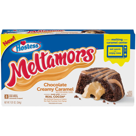 Hostess Meltamors Chocolate Creamy Caramel 264g