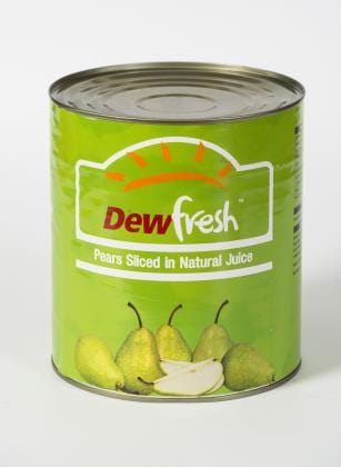 Dewfresh Pears Sliced In Juice 3kg