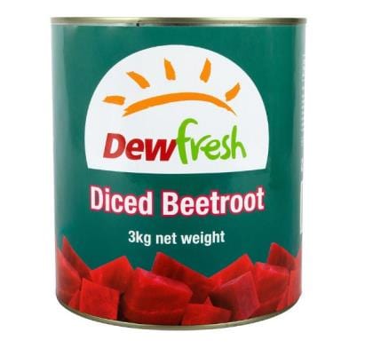 Dewfresh Beetroot Diced 3kg