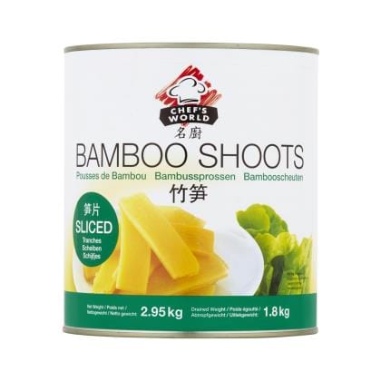Chefs World Bamboo Shoots Sliced A10
