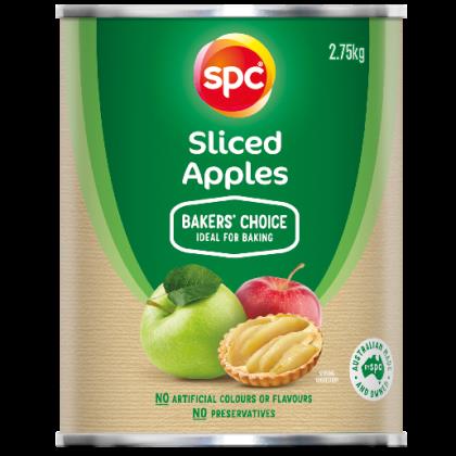 Spc Apple Sliced Pie Granny Smith Bakers Choice 2.75kg