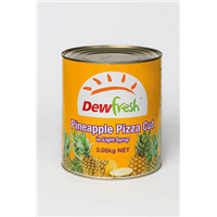 Dewfresh Pineapple Pizza Cut In Light Syrup 3.03kg