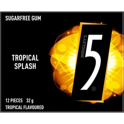 5 Gum Sugarfree Tropical Splash 32g