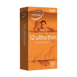 Ansell Condom Ultra Thin 12's