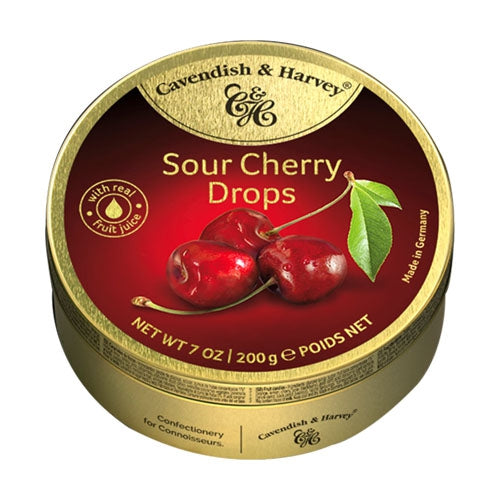 Cavendish & Harvey Sour Cherry Drops 200g