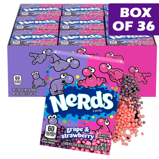 Nerds Grape Straw 46g (36 Pieces)