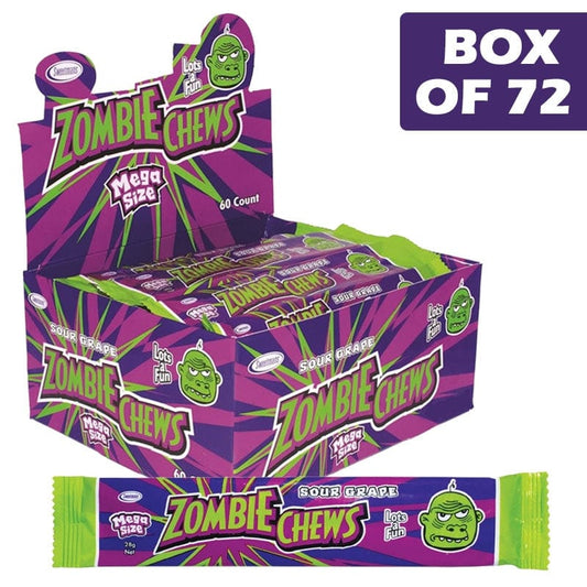 Zombie Chews Grape 28g (72 Pieces)