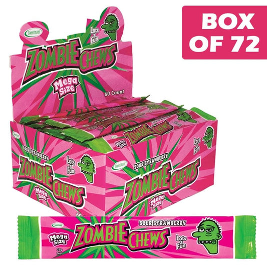 Zombie Chews Strawberry 28g (72 Pieces)