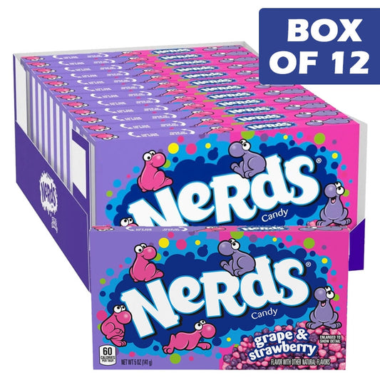 Nerds Grape Strawberry Grape Box 141g
