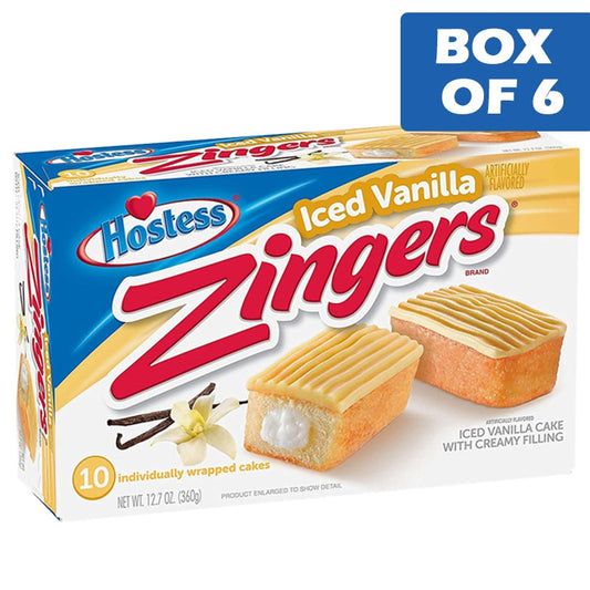 Hostess Iced Vanilla Zingers 360g