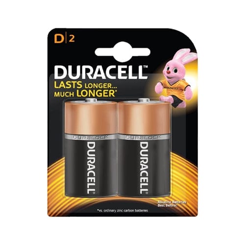 Duracell Battery D 2 Pack