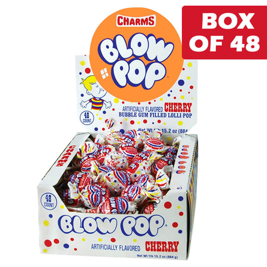 Blow Pop Cherry (48 Pieces)
