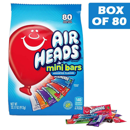 Airhead Mini Bars Assorted Flavours 912g