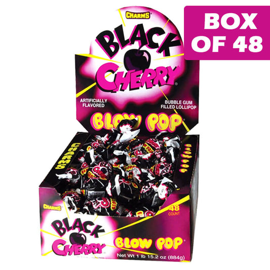 Blow Pop Black Cherry (48 Pieces)