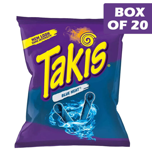 Barcel Takis Blue Heat Hot Chilli Pepper Tortilla Chips 92g