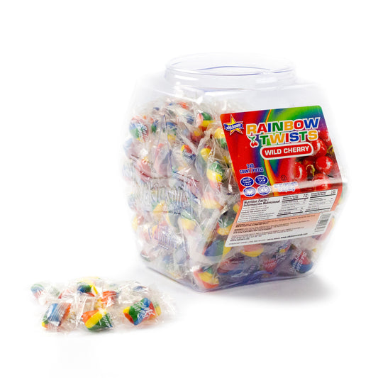 Rainbow Twist Wild Cherry Jar (240 Pieces)