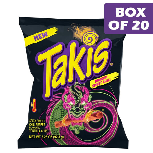 Barcel Takis Dragon Spicy Sweet Chilli Pepper Tortilla Chips 92g