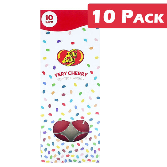 Jelly Belly Tealights Candle Cherry 10 Pack