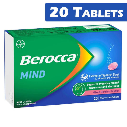 Berocca Mind Mix Berry (20 Tablets)