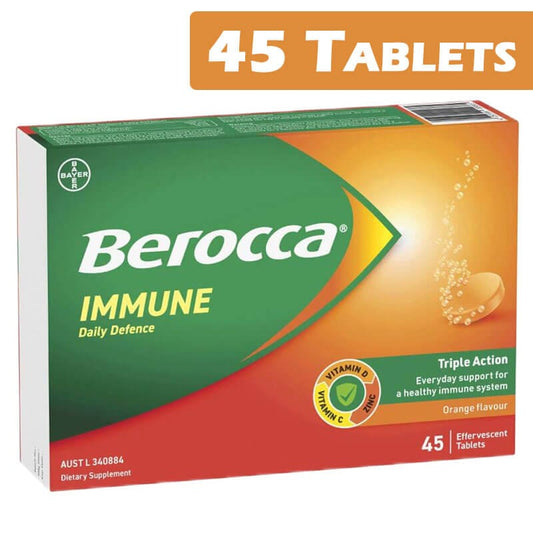 Berocca Immune Orange 45 Effervescent Tablets