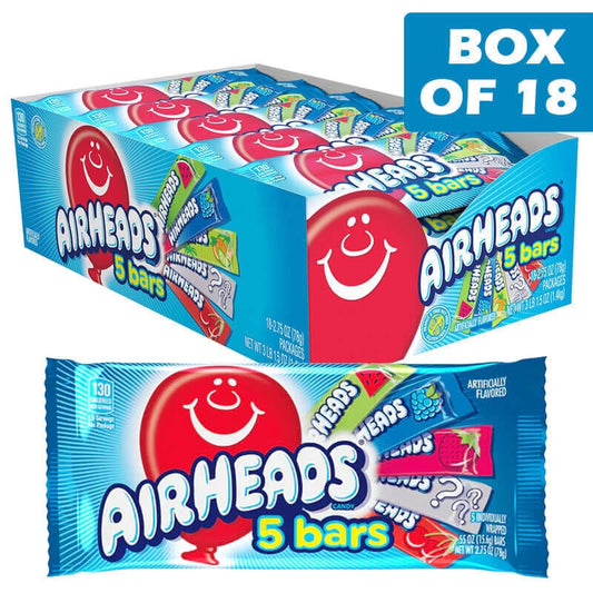 Airhead 5 Bars Assorted Flavours 78g
