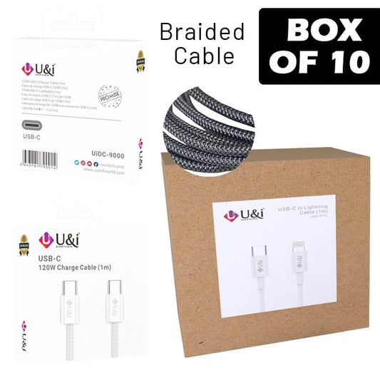 U&i Usb-c To Usb-c Braided