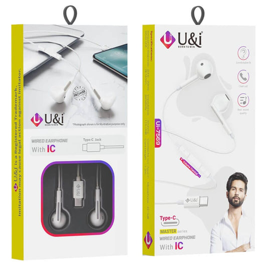 U&i Wired Earphone With C-jack