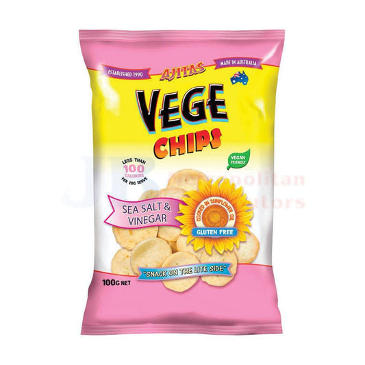 Ajitas Vege Chip Salt And Vinegar 100g