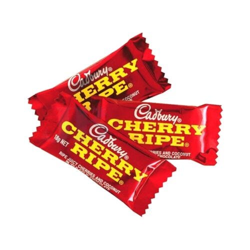 Cadbury Cherry Ripe Bulk 10kg