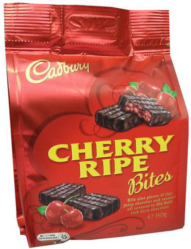 Cadbury Cherry Ripe Bites (150g bag x 10pc box)