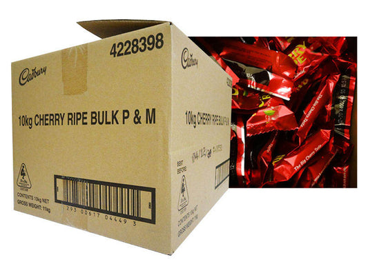 Cadbury Cherry Ripe Pieces (10kg bulk box )