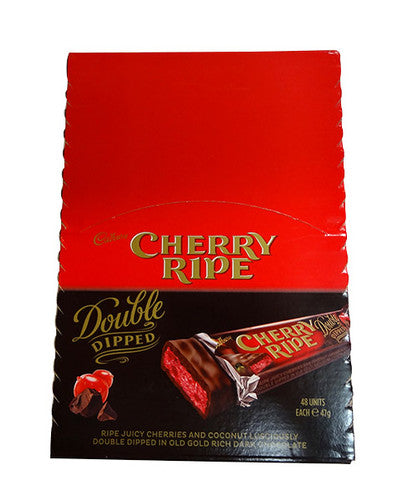 Cherry Ripe Double Dipped (48 x 47g bars in a display unit)