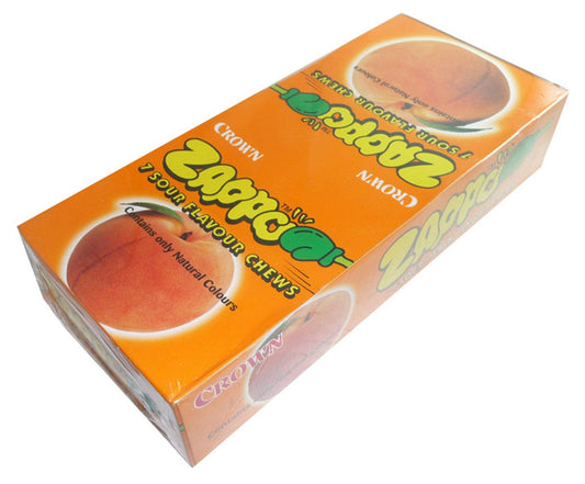 Zappo - Peach Chews (60 packs in Display Unit)