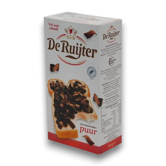 De Ruijter - Dark Chocolate Flakes  (300g)