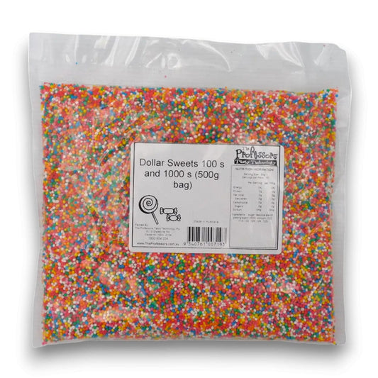 Dollar Sweets 100 s and 1000 s (500g bag)