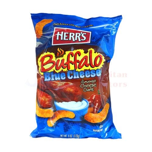 Herr's Buffalo Blue Cheese Curls 170g